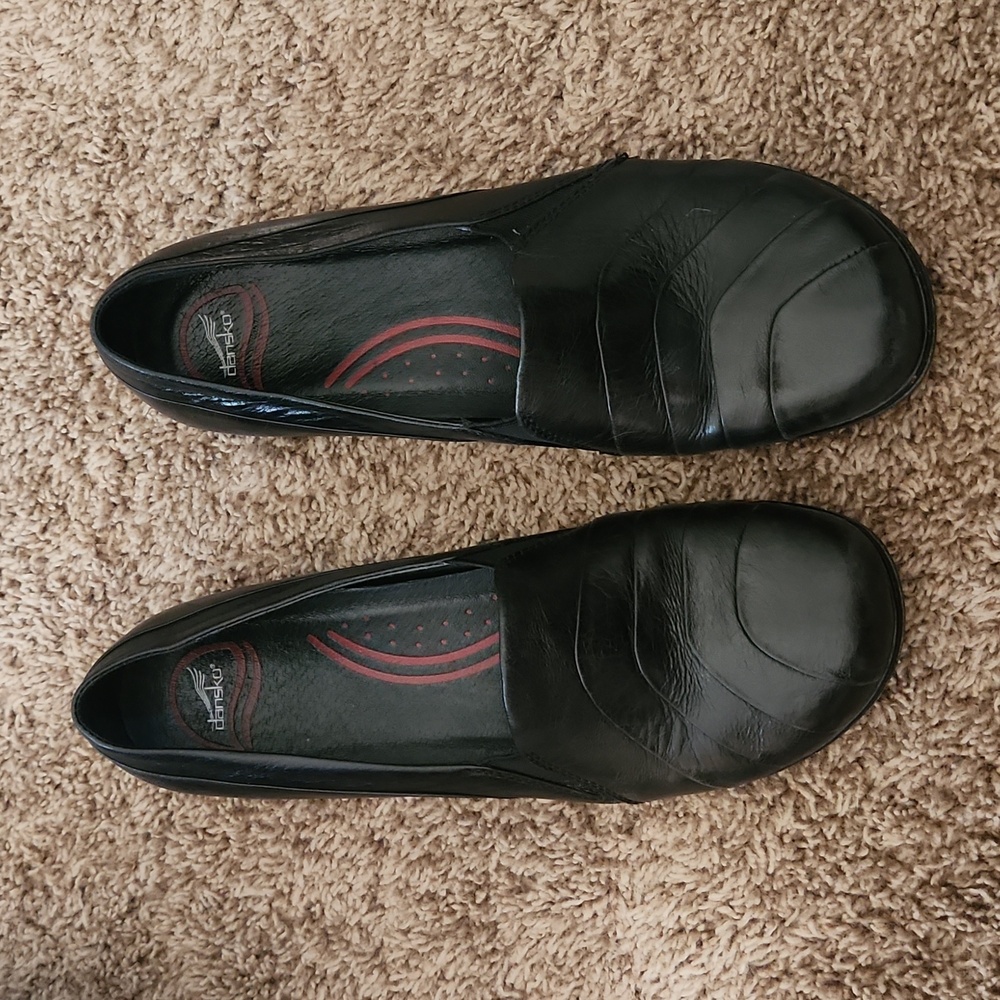 Dansko wedge slip on shoes